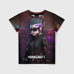 Футболка детская Minecraft matrix woman, цвет: 3D-принт