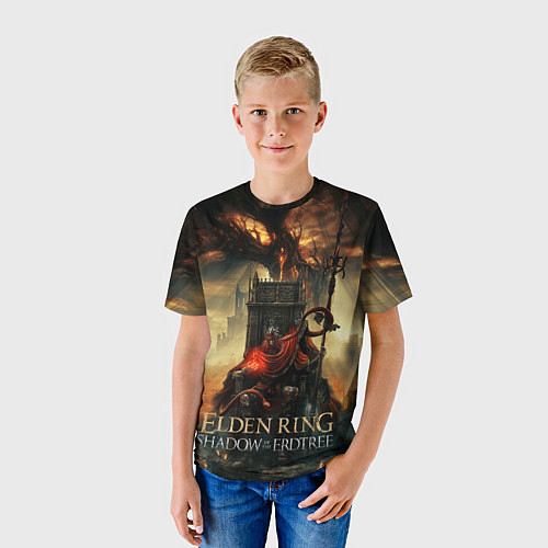 Детская футболка Мессмер Пронзатель elden ring shadow of the erdtre / 3D-принт – фото 3