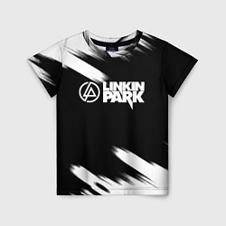 Футболка детская Linkin park рок бенд краски, цвет: 3D-принт