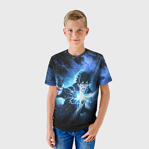 Детская футболка Юкио - Синий экзорцист / 3D-принт – фото 3