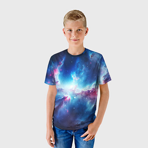 Детская футболка Fascinating cosmic expanses / 3D-принт – фото 3
