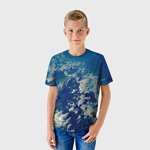 Детская футболка Небо Земли - star dust / 3D-принт – фото 3