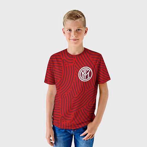 Детская футболка Inter отпечатки / 3D-принт – фото 3