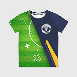 Футболка детская Manchester United football field, цвет: 3D-принт