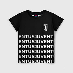 Футболка детская Juventus pattern fc club steel, цвет: 3D-принт