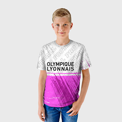 Детская футболка Lyon pro football посередине / 3D-принт – фото 3