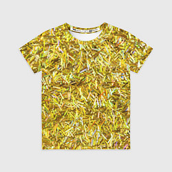 Футболка детская Золотые ленточки, цвет: 3D-принт