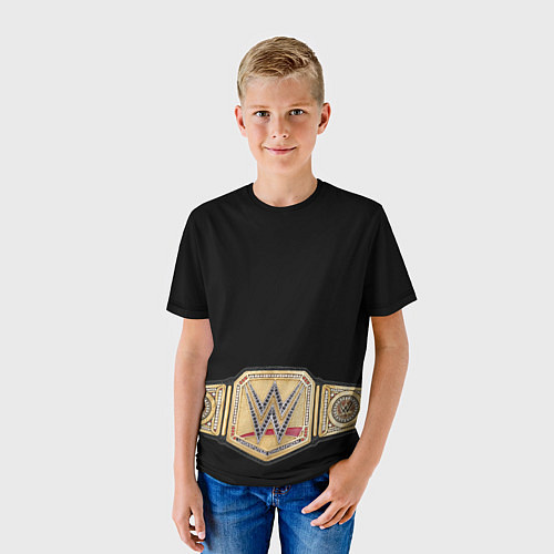 Детская футболка Неоспоримый чемпион Вселенной WWE / 3D-принт – фото 3