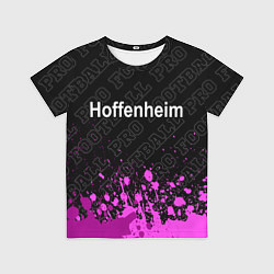 Футболка детская Hoffenheim pro football посередине, цвет: 3D-принт