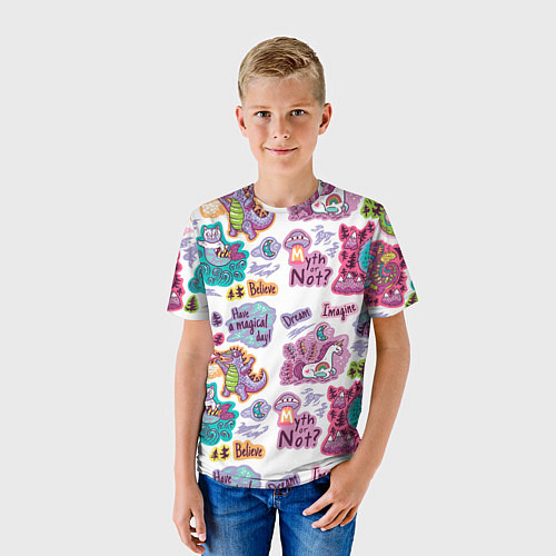 Детская футболка Have a magical day color / 3D-принт – фото 3
