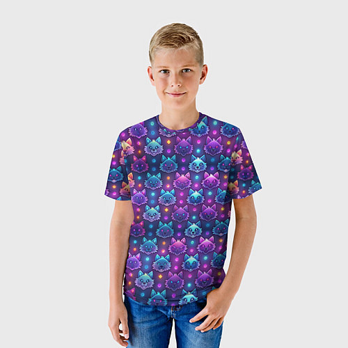 Детская футболка Фурри мордочки лисица / 3D-принт – фото 3