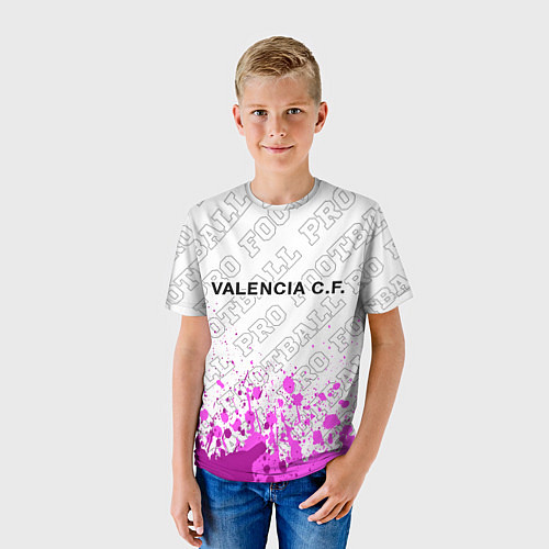 Детская футболка Valencia pro football посередине / 3D-принт – фото 3