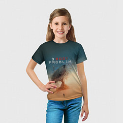 Футболка детская 3 Body Problem - satellite, цвет: 3D-принт — фото 2