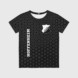 Футболка детская Hoffenheim sport на темном фоне вертикально, цвет: 3D-принт