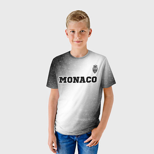 Детская футболка Monaco sport на светлом фоне посередине / 3D-принт – фото 3