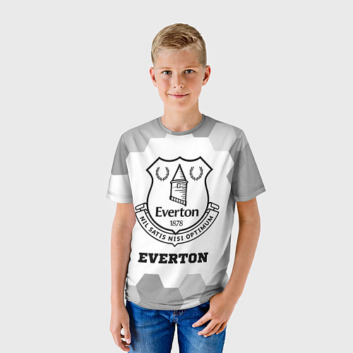 Детская футболка Everton sport на светлом фоне / 3D-принт – фото 3