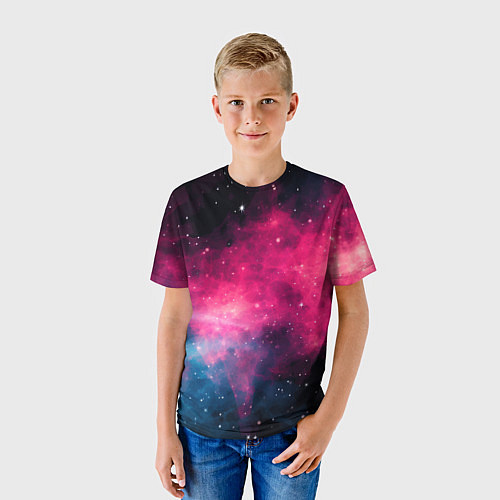 Детская футболка Абстрактный космос фантастика / 3D-принт – фото 3