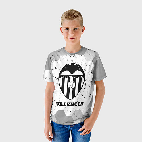 Детская футболка Valencia sport на светлом фоне / 3D-принт – фото 3