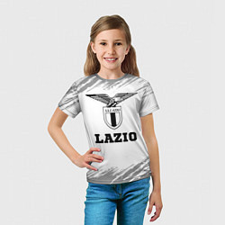 Футболка детская Lazio sport на светлом фоне, цвет: 3D-принт — фото 2