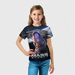 Футболка детская Mass Effect ТалиЗора, цвет: 3D-принт — фото 2
