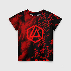 Футболка детская Linkin park red logo, цвет: 3D-принт