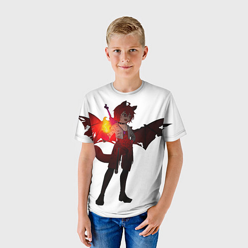 Детская футболка Деймон / 3D-принт – фото 3