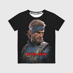 Футболка детская Веном Снейк из игры Metal gear, цвет: 3D-принт