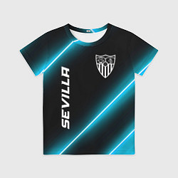 Футболка детская Sevilla неоновые лампы, цвет: 3D-принт