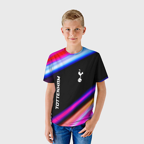 Детская футболка Tottenham speed game lights / 3D-принт – фото 3