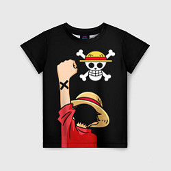 Футболка детская One piece - Monkey D Luffy, цвет: 3D-принт