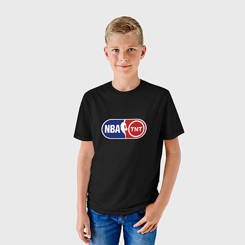 Детская футболка NBA logo tnt / 3D-принт – фото 3