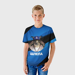 Футболка детская Шлепа в бейсболке, цвет: 3D-принт — фото 2