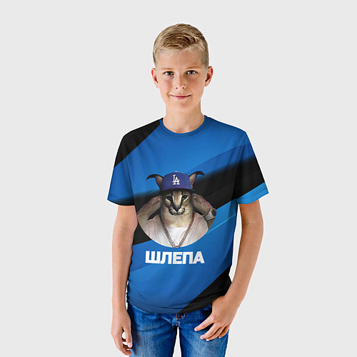 Детская футболка Шлепа в бейсболке / 3D-принт – фото 3