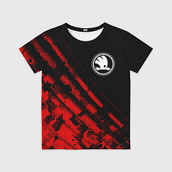 Футболка детская Skoda sport grunge, цвет: 3D-принт