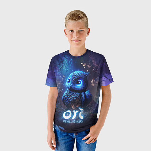Детская футболка Ku Ori and the Will of the Wisps / 3D-принт – фото 3