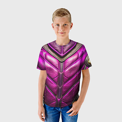 Детская футболка Текстурная кожа в космическом стиле / 3D-принт – фото 3