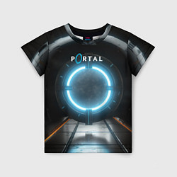Футболка детская Portal logo game, цвет: 3D-принт