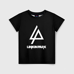 Футболка детская Linkin park logo brend music, цвет: 3D-принт