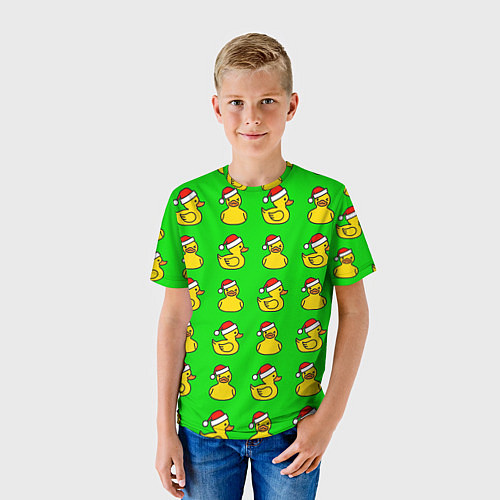 Детская футболка Резиновые утята / 3D-принт – фото 3