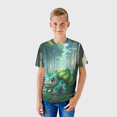 Детская футболка Bulbasaur pokemon / 3D-принт – фото 3