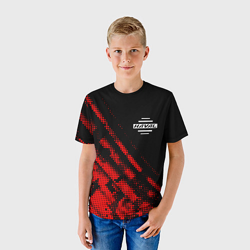 Детская футболка Haval sport grunge / 3D-принт – фото 3