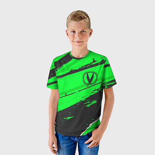 Детская футболка Changan sport green / 3D-принт – фото 3