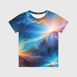 Футболка детская Космический пейзаж - галактики, цвет: 3D-принт