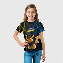 Футболка детская Покемон: детектив Пикачу, цвет: 3D-принт — фото 2