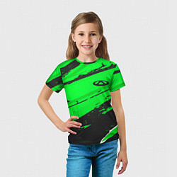 Футболка детская Chery sport green, цвет: 3D-принт — фото 2