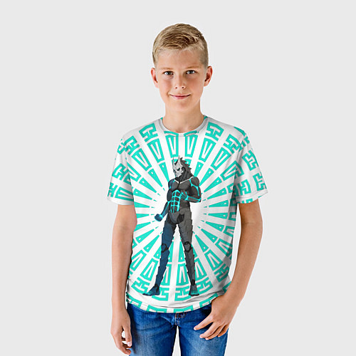 Детская футболка Кафка Хибино в форме кайдзю / 3D-принт – фото 3