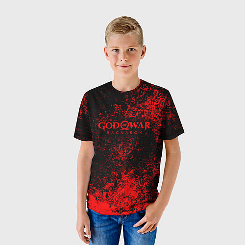 Детская футболка God of war ragnar blood / 3D-принт – фото 3