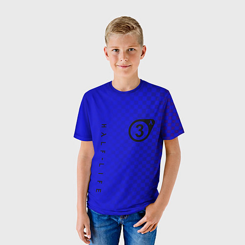 Детская футболка Half life 3 logo games / 3D-принт – фото 3