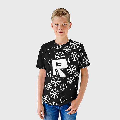 Детская футболка Roblox winter / 3D-принт – фото 3