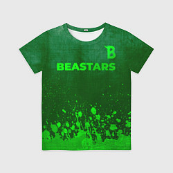Футболка детская Beastars - green gradient посередине, цвет: 3D-принт